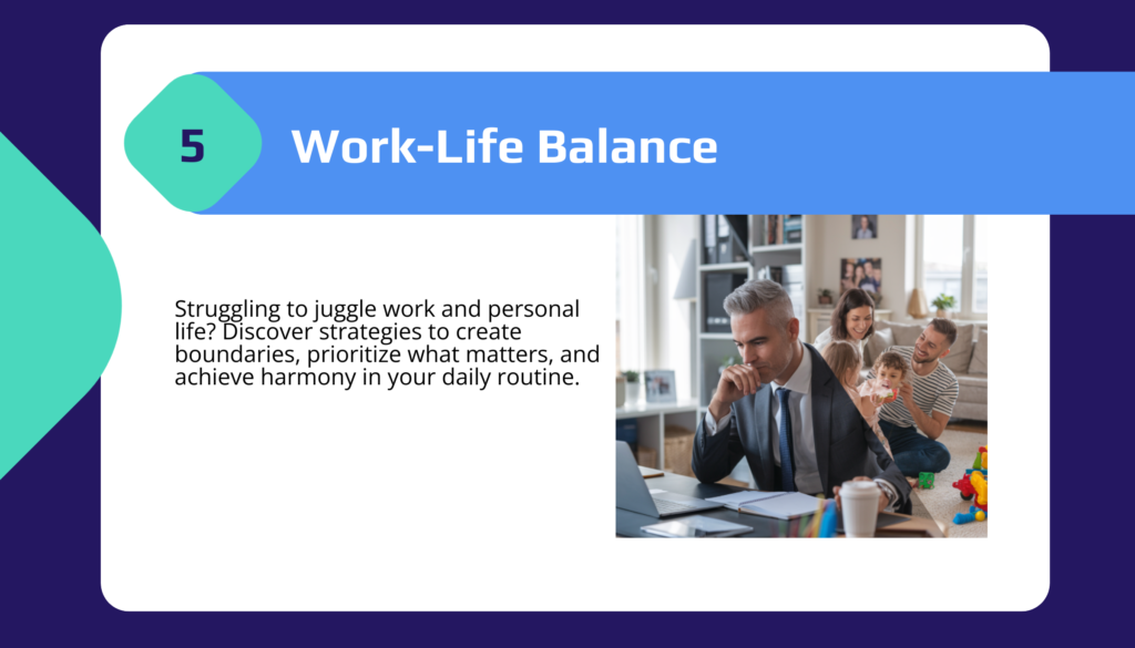 work life balance