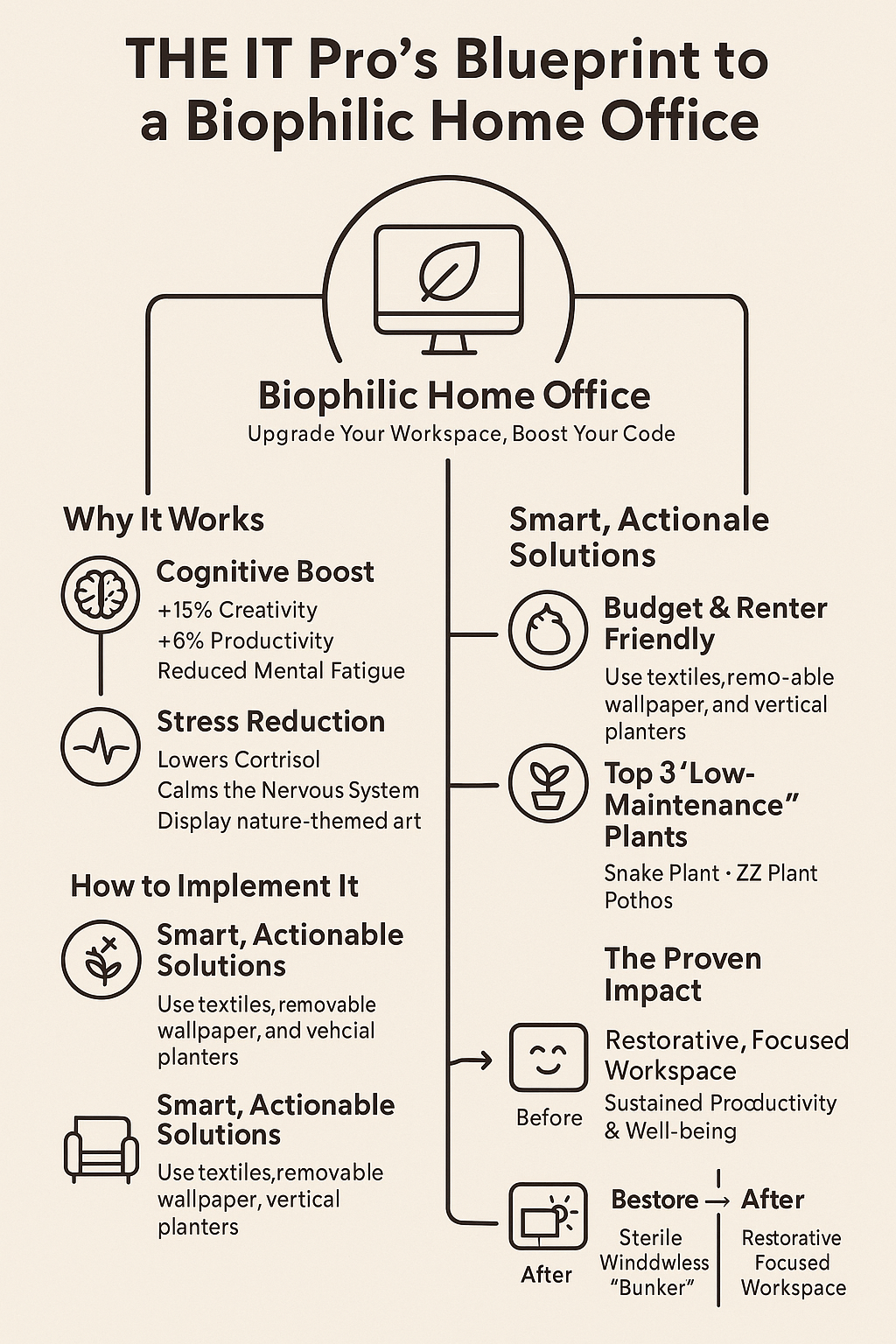 Biophilic home office